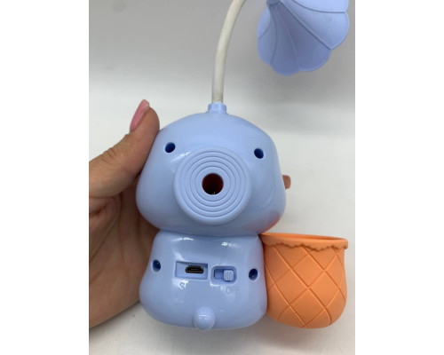 Детская настольная аккумуляторная LED лампа 3in1 Rabbit BLUE (120)