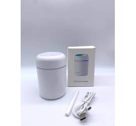 Увлажнитель воздуха с подсветкой H2O Colorful Humidifier 300 мл USB WHITE (100)