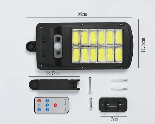 Фонарь аккумуляторный LED Solar Street Light BK-128B-12COB (60)