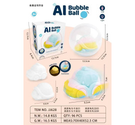 Мягкая силиконовая игрушка черепашка машинка в шаре All Bubble Ball (96)