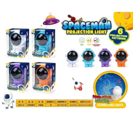 Проектор-ночник Модель12 астронавт, SPACEMAN projection light 4 цвета в ящике по 9 шт (36)