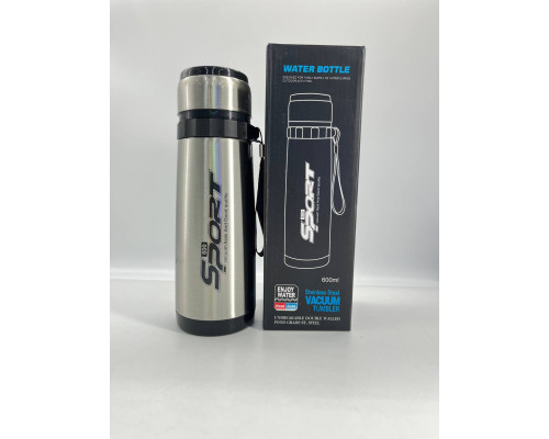 Вакуумный термос Sport 600 мл. BLACK (50)