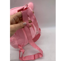 Детский мягкий рюкзак Стич Lilo Stitch с ушками PINK (300)