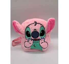 Детский мягкий рюкзак Стич Lilo Stitch с ушками PINK (300)