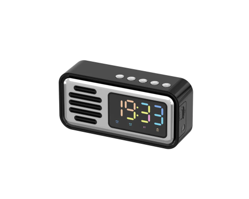 Светодиодный цветной цифровой будильник Bluetooth колонка (100)