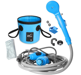 Походный душ для отдыха на природе 20л Washing Spray With Bucket 12В (16)