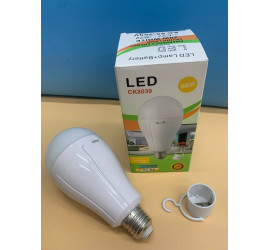 Лампочка аккумуляторная CK8039 LED E27 18650 20W (100)