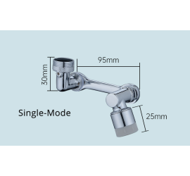 Универсальный удлинитель крана вращающийся на 1080 градусов Faucet Splash Head (200)