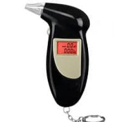Алкотестер,Digital Breath Alcohol Tester, с мундштуками, персональный алкотестер (200 )