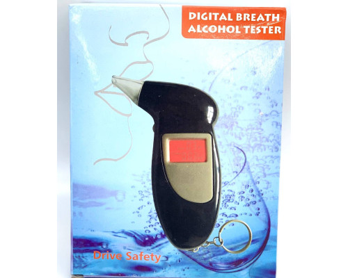 Алкотестер,Digital Breath Alcohol Tester, с мундштуками, персональный алкотестер (200 )