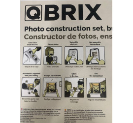 Фото конструктор Qbrix Poster Photo Construction Set WHITE (10)