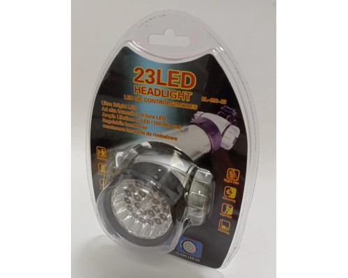 Налобный фонарик --- ЗАМЕНА АККУМУЛЯТОРА --- 23LED HEADLIGHT BL-098-23