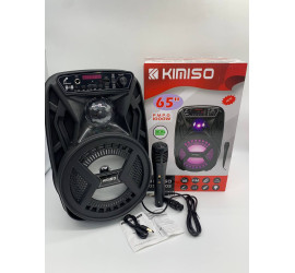 Портативная колонка Kimiso QS-3603 6.5inch с микрофоном и светомузыкой (10)