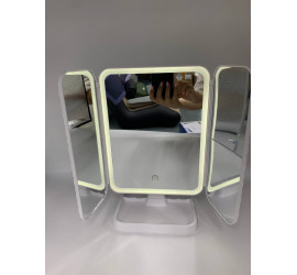 Косметическое зеркало для макияжа с LED подсветкой тройное (16)