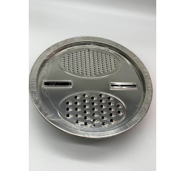 Набор 3 в 1 миска дуршлаг терка 3 предмета Нержавейка Metal Basket Cutter (80)