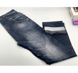 Леджинсы Slim 'N Lift Caresse Jeans Джинсовые лосины Size XXL-XXXL BLACK (200)