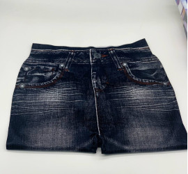 Леджинсы Slim 'N Lift Caresse Jeans Джинсовые лосины Size XXL-XXXL BLACK (200)