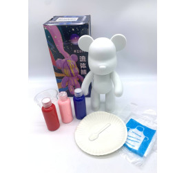 Флюидный мишка с красками Bear PINK (40)