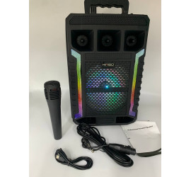 Портативная колонка Kimiso QS-627 с микрофоном и светомузыкой (12)