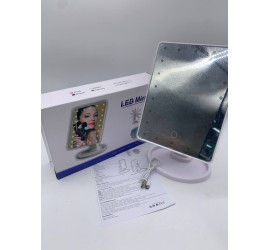Зеркало для макияжа с LED подсветкой WHITE (36)