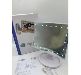 Зеркало для макияжа с LED подсветкой WHITE (36)