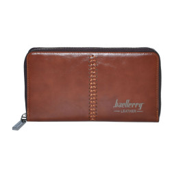 Мужское портмоне Baellerry Leather Коричневый (1)