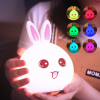 Силиконовый ночник Кролик LED RGB 7 режимов аккумуляторный (60)