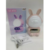Детские часы с будильником Кролик Rabbit clock with LIGHT PINK (60)