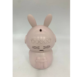Детские часы с будильником Кролик Rabbit clock with LIGHT PINK (60)