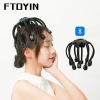 Вибро массажер для головы Head massger с Bluetooth BLACK (48)