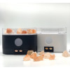 Соляная лампа SALT LAMP WITH ROCKS ночник с имитацией пламени BLACK (30)