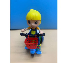 Музыкальная игрушка Девочка на велосипеде Stunt Bicycle (60)