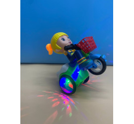 Музыкальная игрушка Девочка на велосипеде Stunt Bicycle (60)