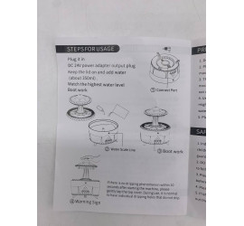 Увлажнитель воздуха ночник UFO Raindrop Humidifier BLACK (30)