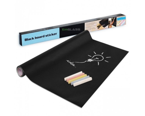 Самоклеющаяся пленка для рисования мелом Black Board Sticker 60х100 см (100)