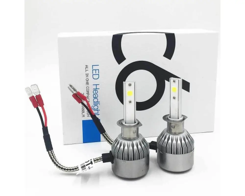 Комплект LED ламп C6 H1 2шт / Светодиодные автолампы (50)