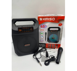 Портативная колонка Kimiso QS-3607 6.5inch с микрофоном и светомузыкой (20)