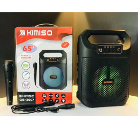 Портативная колонка Kimiso QS-3607 6.5inch с микрофоном и светомузыкой (20)