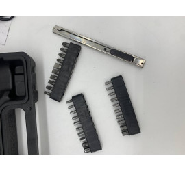 Электроотвертка с набором инструментов в кейсе 33 предмета USB (24)