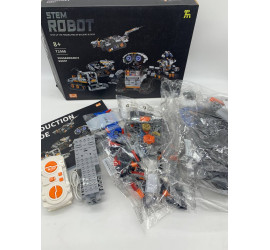 Робот конструктор 5в1 Stem Robot пульт управления + APP Bluetooth (16)