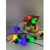 Гирлянда новогодняя светодиодная 10 шт 5 м RGB Bulbs Цветная (30)