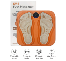 Электрический массажный коврик для ступней EMS Foot Massager Electrical Muscle Stimulator (40)