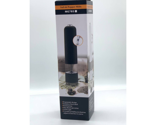 Электрическая мельница для специй Salt and Pepper MIlls Black (50)