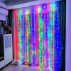 Гирлянда-штора светодиодная 160 LED 2х2 м USB МУЛЬТИК (100)