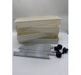 Напольная полка органайзер Bathroom Rack для ванной и кухни, 4 яруса (20)