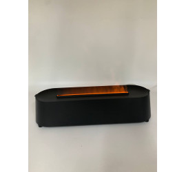 Ночник Увлажнитель воздуха с эффектом пламени Flame diffuser humidifier BLACK (40)