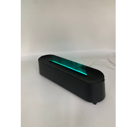 Ночник Увлажнитель воздуха с эффектом пламени Flame diffuser humidifier BLACK (40)