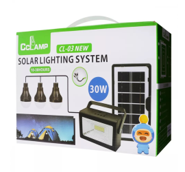 Комплект освещения CCLAMP CL-03 Solar Lighting System 30W с солнечной панелью (16)