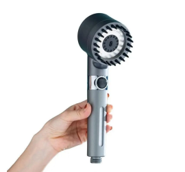 Лейка массажная для душа с фильтром Massage shower head GREY (50)