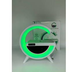 Ночник аккумуляторный G с часами KP-553 WHITE (24)